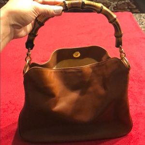 Authentic Gucci 2 way bamboo bag (Rare, Vintage)